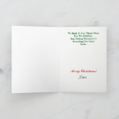 Carte de Noël moto Rider (Intérieur)