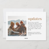 Carte de Noël Multi Photo (Dos)