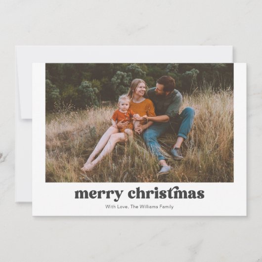 Carte de Noël Multi Photo (Devant)