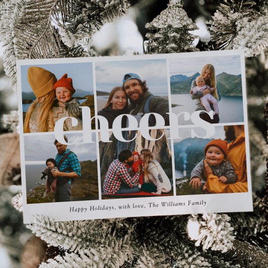 Carte de Noël Multi Photo