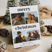 Carte de Noël Multi Photo