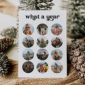 Carte de Noël multiphoto Retro