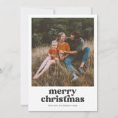 Carte de Noël multiphoto Retro (Devant)