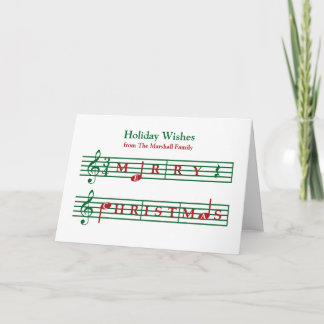 Carte de Noël musicale