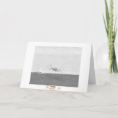 Carte de Noël Mustang (Dos)