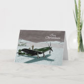 Carte de Noël Mustang (Devant)