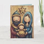Carte de Noël Nativité (Devant)