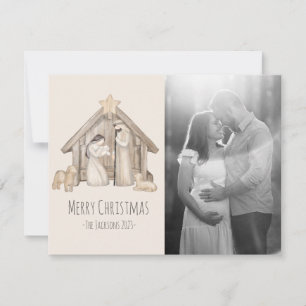 Carte de Noël Nativité