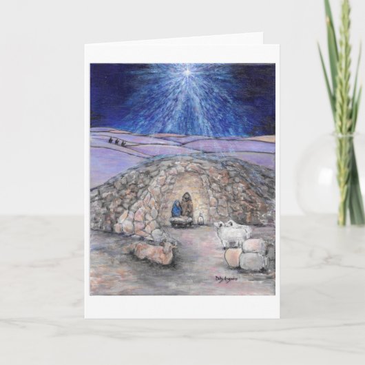 Carte de Noël Nativité (Devant)