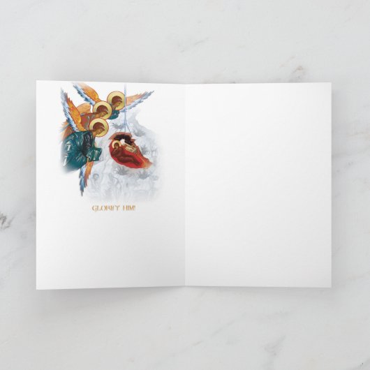 Carte de Noël Nativité (Intérieur)