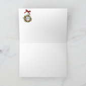 Carte de Noël nautique avec phare (Intérieur)