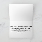 Carte de Noël neige (Intérieur)