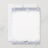 Carte de Noël neige (Dos)