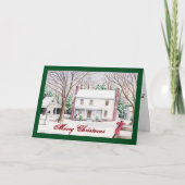 Carte de Noël neigeuse (Devant)