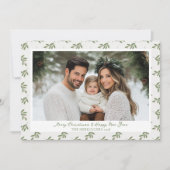 Carte de Noël Neutral Holly Berries (Devant)