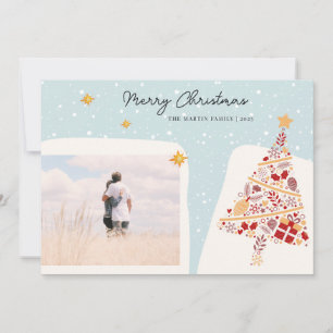 Carte de Noël Neutral Style Vacances