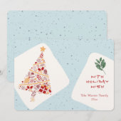 Carte de Noël Neutre Minimaliste (Devant / Derrière)