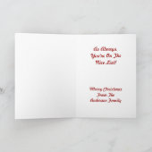 Carte de Noël Nice List (Intérieur)