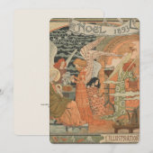 Carte de Noël Noel 1893 (Devant / Derrière)