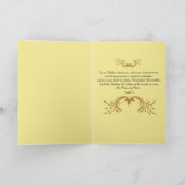 Carte de Noël noire Madonna et enfant Version DRB (Intérieur)