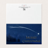 Carte de Noël North Star (Outside Unfolded)