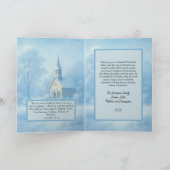 Carte de Noël Nuit d'Hiver Étoilée (Intérieur)