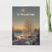 Carte de Noël numérique Merry And Bright (Devant)