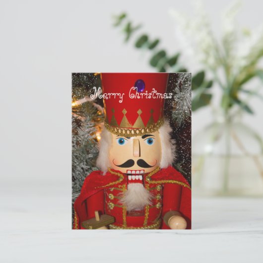 Carte de Noël Nutcracker (Debout devant)