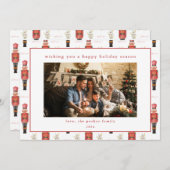 Carte de Noël Nutcracker avec photo (Devant / Derrière)