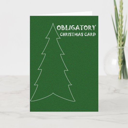 Carte de Noël obligatoire (Devant)