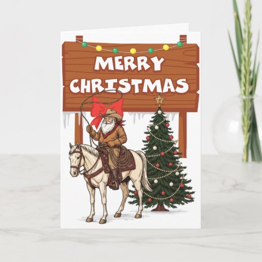 carte de Noël occidentale (Devant)