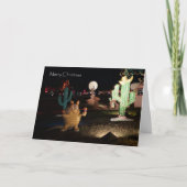 Carte de Noël occidentale unique — Armadillo (Devant)