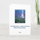 Carte de Noël, "Oh Night Devine" (Dos)