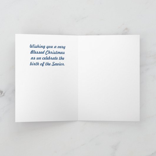 Carte de Noël, "Oh Night Devine" (Intérieur)