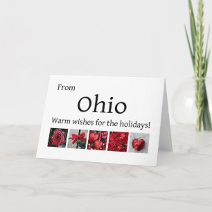 Carte de Noël Ohio, préciser