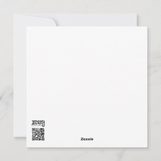 Carte de Noël Old World Père Noël (Dos)