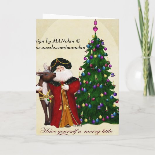 Carte de Noël Ole St. Nick (Dos)