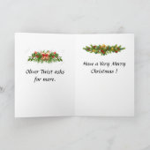 Carte de Noël - Oliver Twist demande encore (Intérieur)