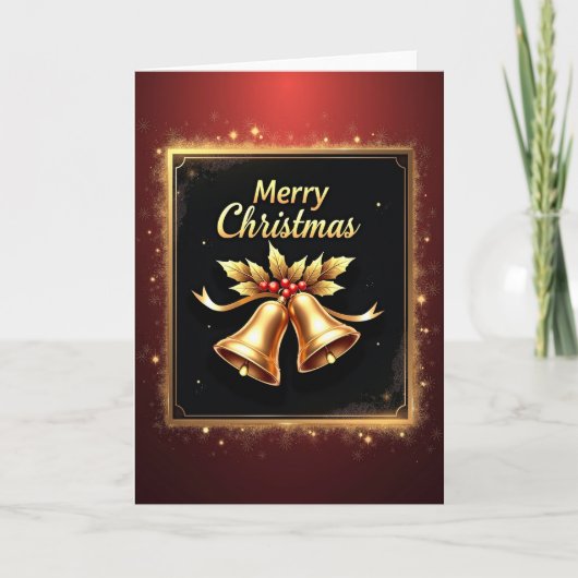 Carte de Noël Opulente (Devant)