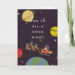 Carte de Noël Orbit