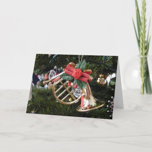 Carte de Noël Ornament Corn (Devant)
