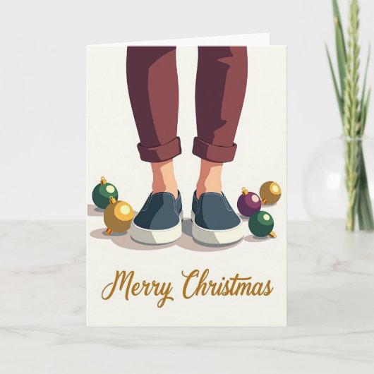 Carte de Noël Ornement (Devant)