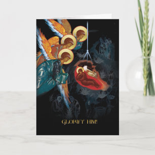 Carte de Noël orthodoxe de la Nativité