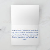 Carte de Noël orthodoxe russe (Intérieur)