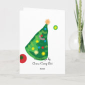 Carte de Noël ou invitation de chameau (Dos)