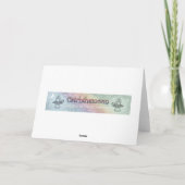 Carte de Noël ours polaire et ourson (Dos)