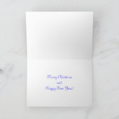 Carte de Noël ours polaire et ourson (Intérieur)