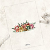 Carte de Noël Ourson Mignon Arbre de Noël