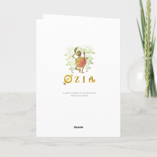 CARTE DE NOËL OZ CLASSIQUE (Dos)