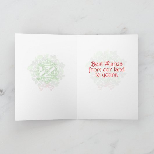 CARTE DE NOËL OZ CLASSIQUE (Intérieur)